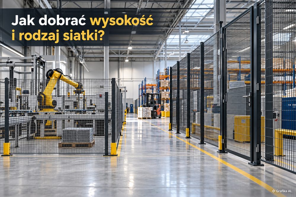Dobór wysokości i rodzaju siatki wygrodzenia przemysłowego